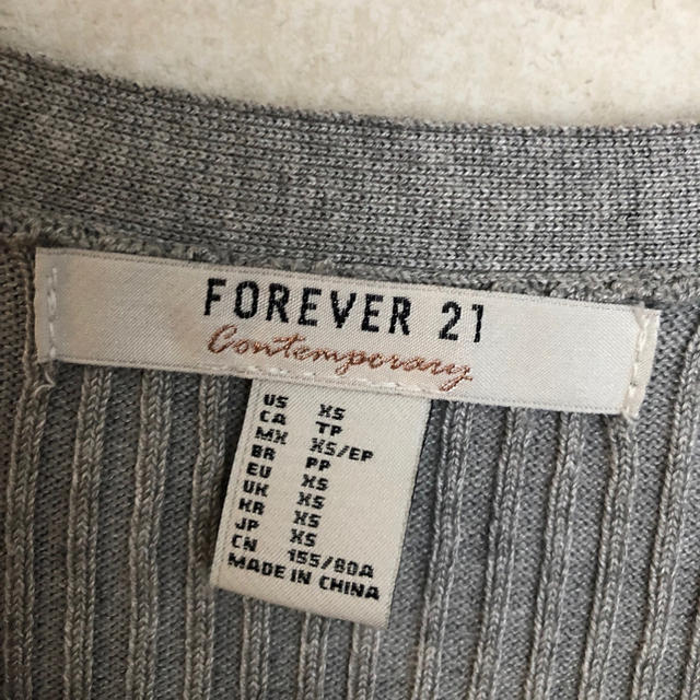 FOREVER 21(フォーエバートゥエンティーワン)のFOREVER21 ロングカーディガン ワンピース レディースのワンピース(ひざ丈ワンピース)の商品写真