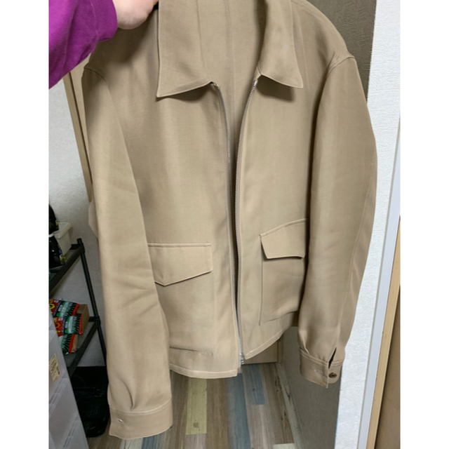 AURALEE Silk Triple Cloth Zip Blouson | www.tspea.org