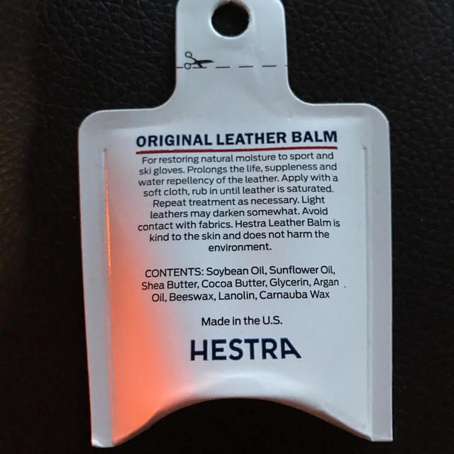 HESTRA(ヘストラ)のhestra ヘストラ レザーバーム スポーツ/アウトドアのスノーボード(アクセサリー)の商品写真