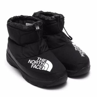 ザノースフェイス(THE NORTH FACE)の箱あり タグあり アトモス コラボ ヌプシ ダウン ブーティ ショート 黒(ブーツ)