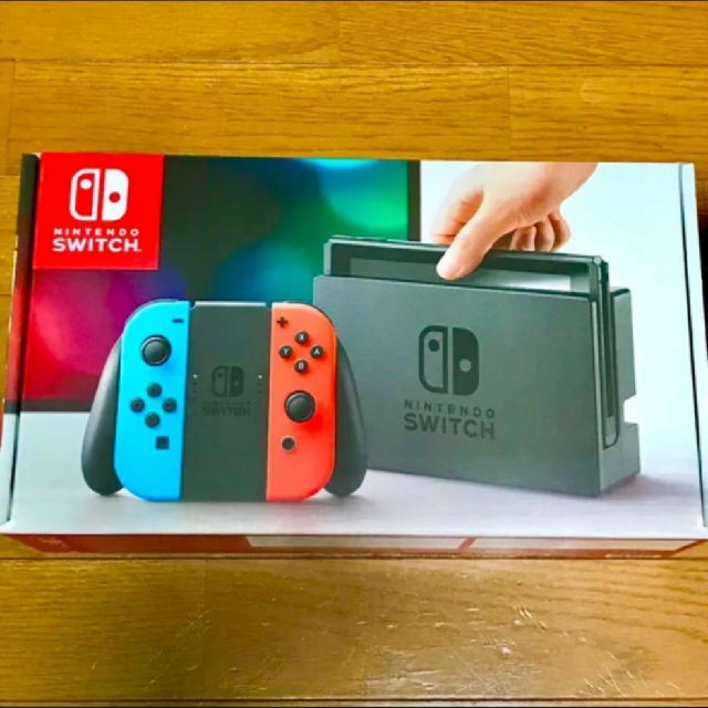 家庭用ゲーム機本体任天堂switch　ネオン