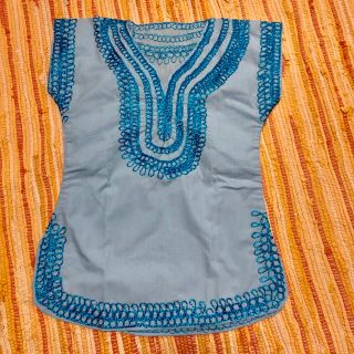 mabe in Morocco 子供用刺繍チュニック(ワンピース)