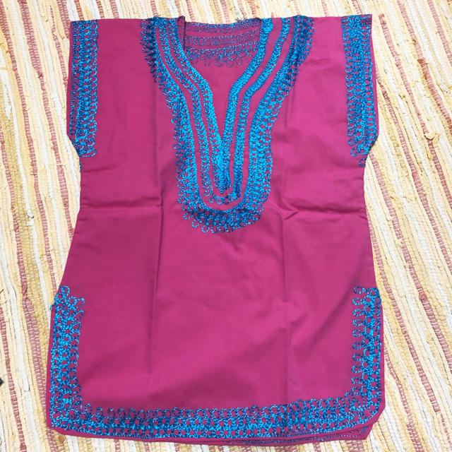 mabe in Morocco 子供用刺繍チュニック キッズ/ベビー/マタニティのキッズ服女の子用(90cm~)(ワンピース)の商品写真