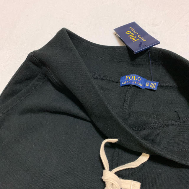 POLO RALPH LAUREN(ポロラルフローレン)のででで王子様 専用。スウェットハーフ /Bla. S.M メンズのパンツ(ショートパンツ)の商品写真