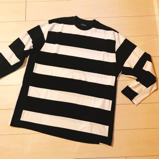 ザラ(ZARA)のZARA MENの長袖ボーダーカットソーです。(Tシャツ/カットソー(七分/長袖))