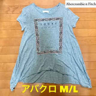 アバクロンビーアンドフィッチ(Abercrombie&Fitch)の【値下げ☆】Abercrombie&Fitch アバクロ Tシャツ ロング丈(Tシャツ(半袖/袖なし))