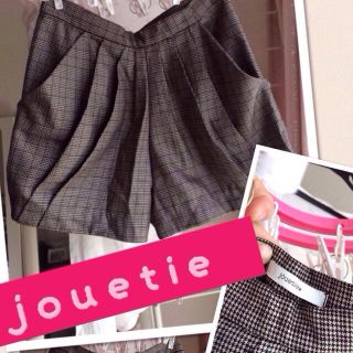 ジュエティ(jouetie)のjouetie チェックタックショーパン(ショートパンツ)