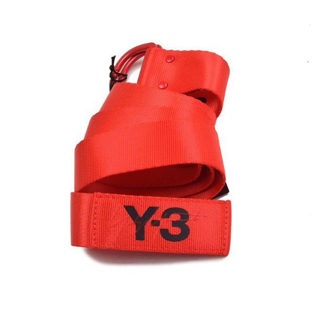 Y-3 ワイスリー レッドベルト LOGO BELT DY0522 L