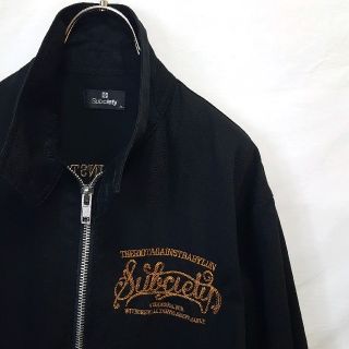 サブサエティ(Subciety)の★Subciety 刺繍 スイングトップ ドリズラージャケット(ブルゾン)