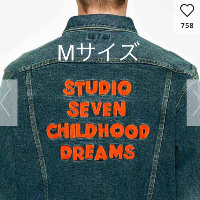 GU - 【GU×STUDIOSEVEN】デニムジャケット 65ブルーの通販 by N's shop