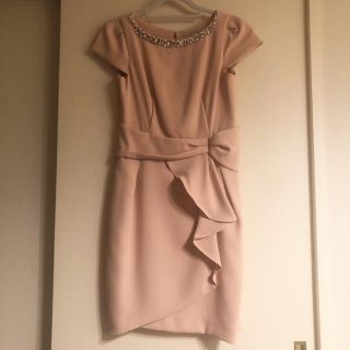 アプワイザーリッシェ(Apuweiser-riche)の♡アプワイザーリュクス ビジュー付き ドレス♡(ミディアムドレス)