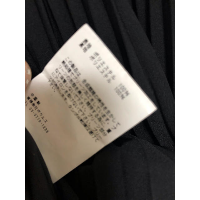 HYKE(ハイク)のお値下げ HYKE プリーツスカート ブラック 2018 レディースのスカート(ロングスカート)の商品写真