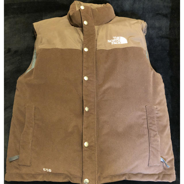 THE NORTH FACE - ノースフェイス ダウンベスト 茶色 ブラウン 550fill