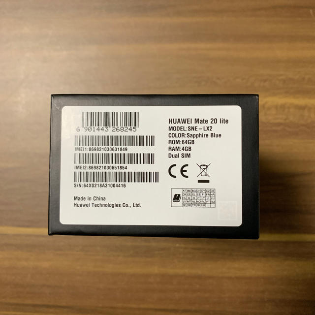 HUAWEI MATE20 Lite新品 未開封 1