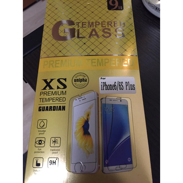 iPhone6s用ガラスフィルム スマホ/家電/カメラのスマホアクセサリー(保護フィルム)の商品写真
