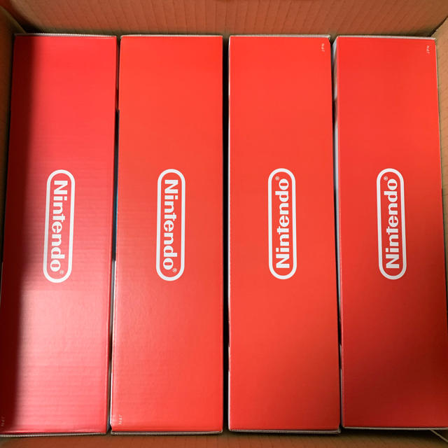 ４台 新品未使用 Nintendo 任天堂 スイッチ  ネオンブルー レッド