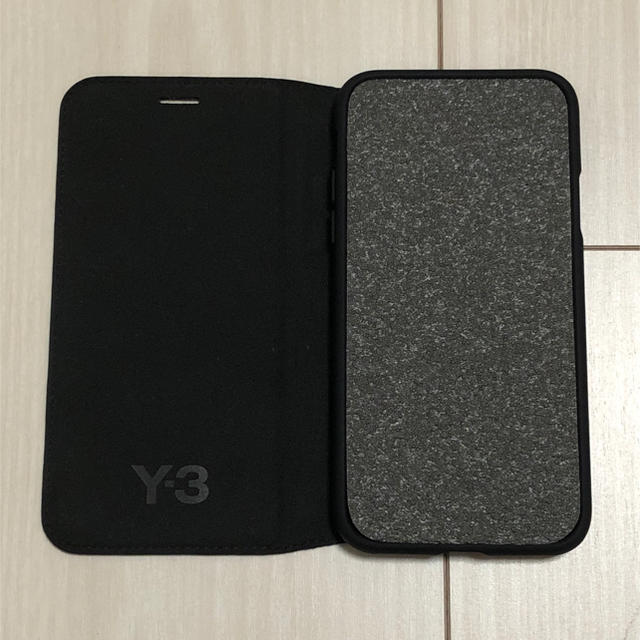 Y-3(ワイスリー)のY-3 スマホケース BOOKLET LEATHER IPHONE X 黒 スマホ/家電/カメラのスマホアクセサリー(iPhoneケース)の商品写真