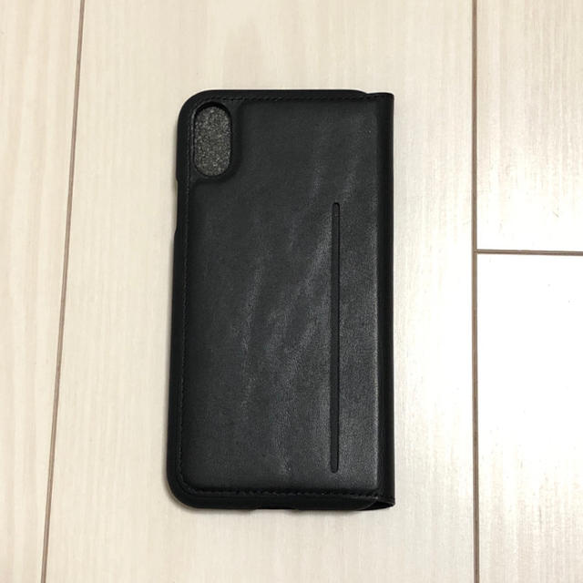 Y-3(ワイスリー)のY-3 スマホケース BOOKLET LEATHER IPHONE X 黒 スマホ/家電/カメラのスマホアクセサリー(iPhoneケース)の商品写真