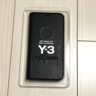Y-3 スマホケース BOOKLET LEATHER IPHONE X 黒
