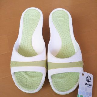 クロックス(crocs)の希少★クロックス　ササリー　w!7(サンダル)