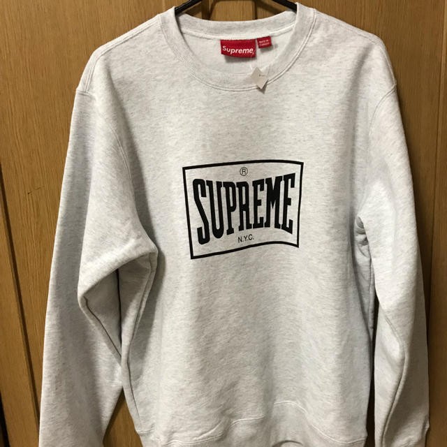 supreme 2019ss warm up crewneck