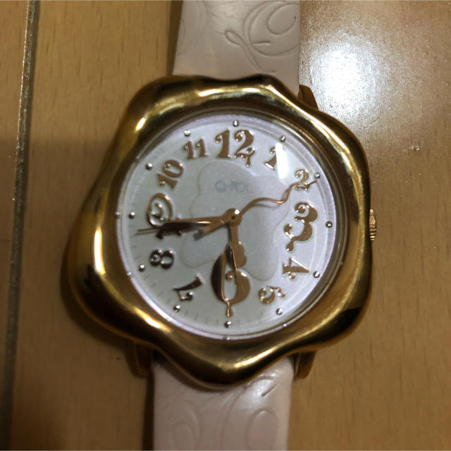 Q-pot.(キューポット)のQ pot 腕時計 レディース ピンク レディースのファッション小物(腕時計)の商品写真