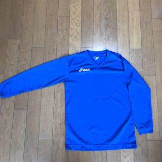 アシックス(asics)のサッカー用アンダーシャツ 青 140cm   中古(Tシャツ/カットソー)