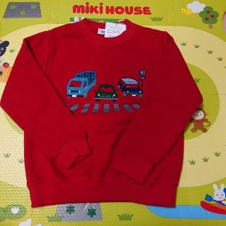 ファミリア(familiar)の新品☆車トレーナー☆110☆ファミリア(Tシャツ/カットソー)