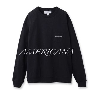 アメリカーナ(AMERICANA)のAMERICANAアメリカーナ✳︎バックプリントロゴT(Tシャツ(長袖/七分))