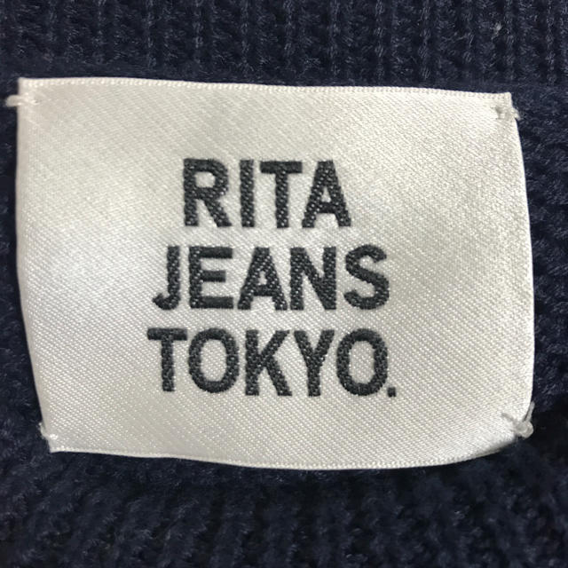 RITA JEANS TOKYO(リタジーンズトウキョウ)のritajeans tokyo シャツ付きニット レディースのトップス(ニット/セーター)の商品写真