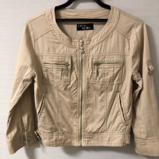 セシルマクビー(CECIL McBEE)の【美品】セシルマクビー ノーカラージャケット(ノーカラージャケット)