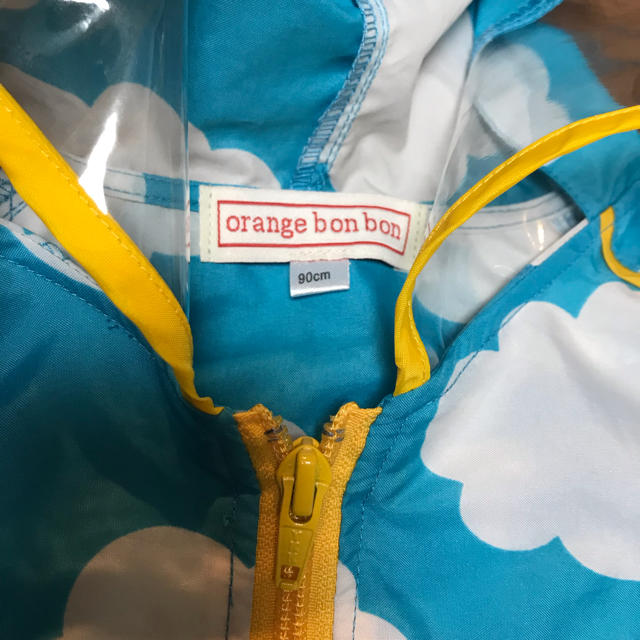 Orange bonbon(オレンジボンボン)のレインコート 90サイズ キッズ/ベビー/マタニティのこども用ファッション小物(レインコート)の商品写真