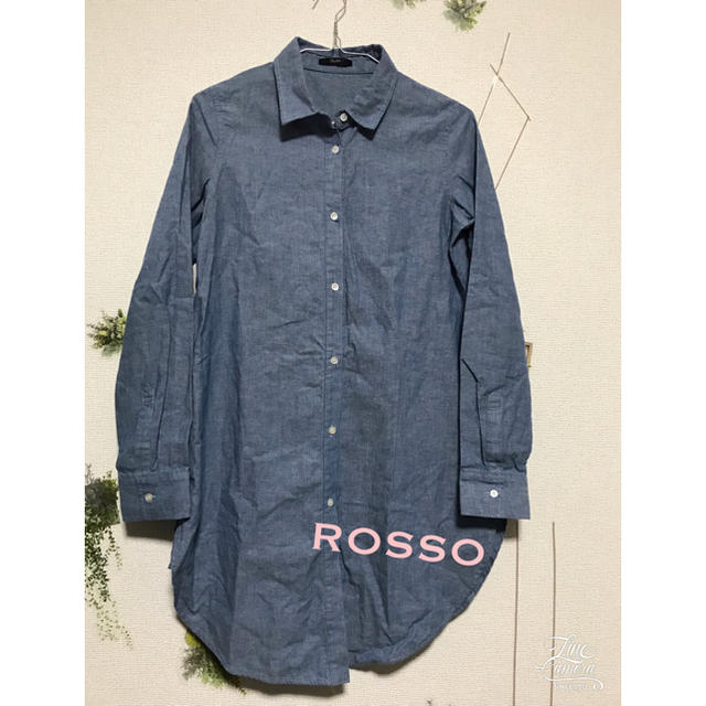 ROSSO(ロッソ)の▫️ROSSO シャツワンピ レディースのワンピース(ひざ丈ワンピース)の商品写真