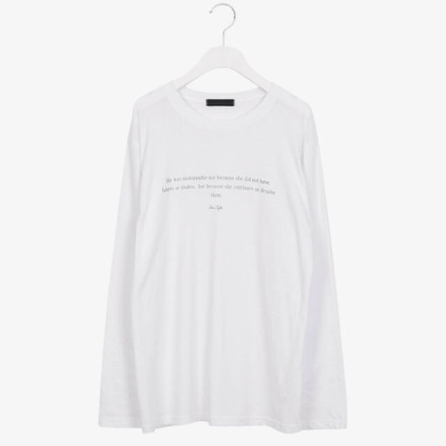 dholic(ディーホリック)の英字 レタリング ロンT 韓国 レディースのトップス(Tシャツ(長袖/七分))の商品写真