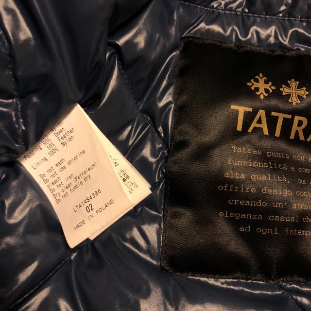 TATRAS(タトラス)のタトラスネイビー02ライナー付きモッズコートモンクレールヘルノカナダグース レディースのジャケット/アウター(モッズコート)の商品写真