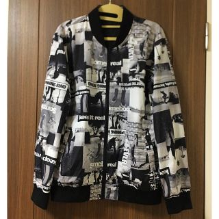 ウィゴー(WEGO)のWEGO リバーシブル 総柄 MA-1 XL(ナイロンジャケット)