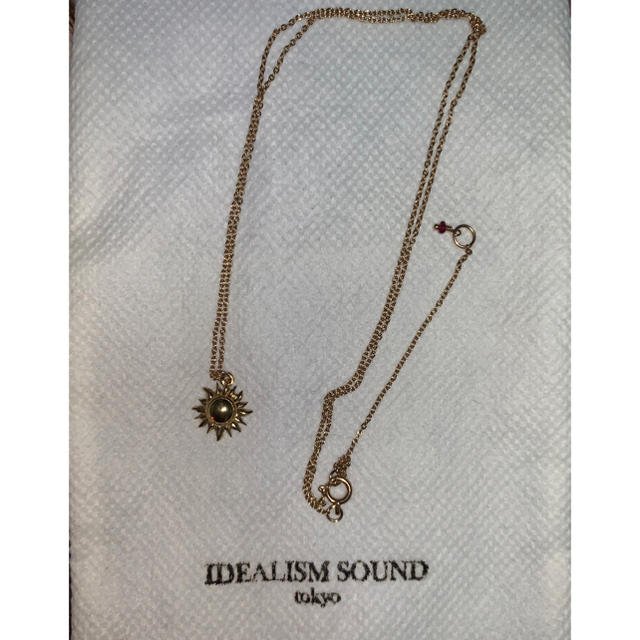 IDEALISM SOUND 18金 ネックレス  SUN 太陽 メンズのアクセサリー(ブレスレット)の商品写真