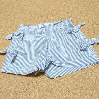 ザラキッズ(ZARA KIDS)のchiko様専用 ザラベビー ストライプショートパンツ リボン 104(パンツ/スパッツ)