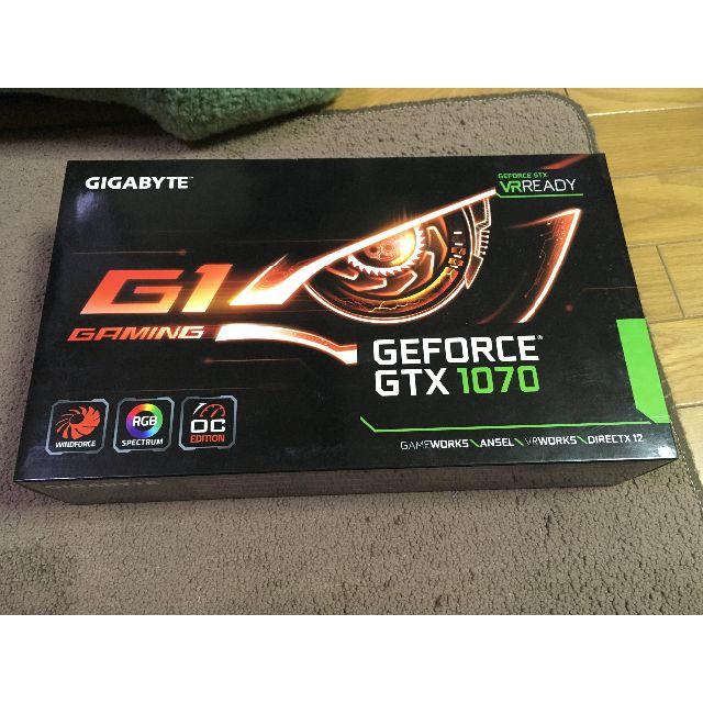 GIGABYTE GeForce GTX 1070 Gamming G1 スマホ/家電/カメラのPC/タブレット(PCパーツ)の商品写真