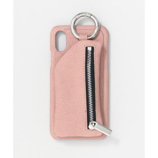 アーバンリサーチ(URBAN RESEARCH)の人気 ajew cadena zip phone caseX pinkbeige(iPhoneケース)