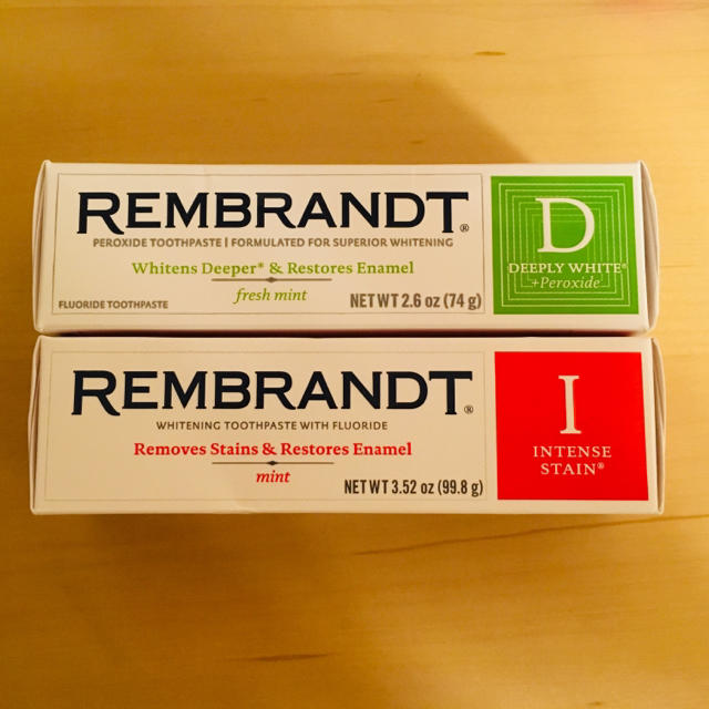 REMBRANDT 歯磨き粉 2本セット | フリマアプリ ラクマ