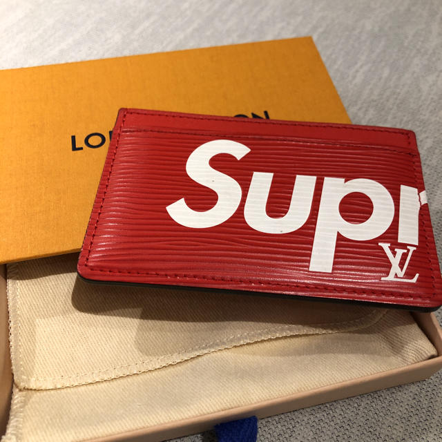 supreme×LVコラボ カードケース