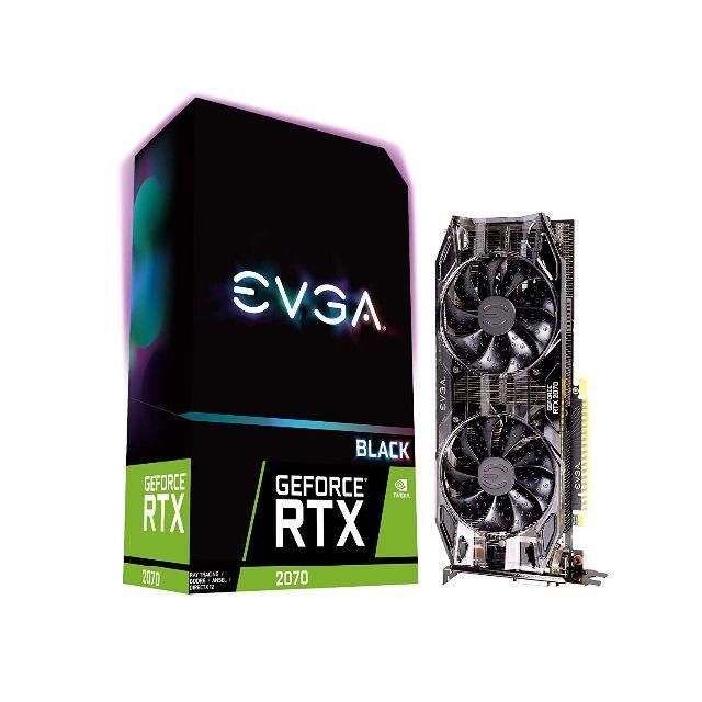 EVGA GeForce RTX 2070 Black Gaming PCパーツ