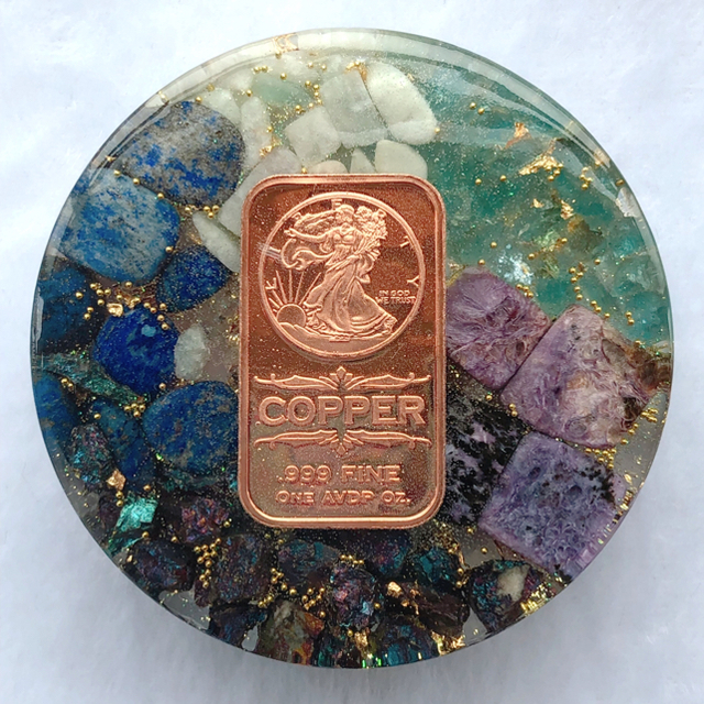 copper plate ストーンオルゴナイト✨