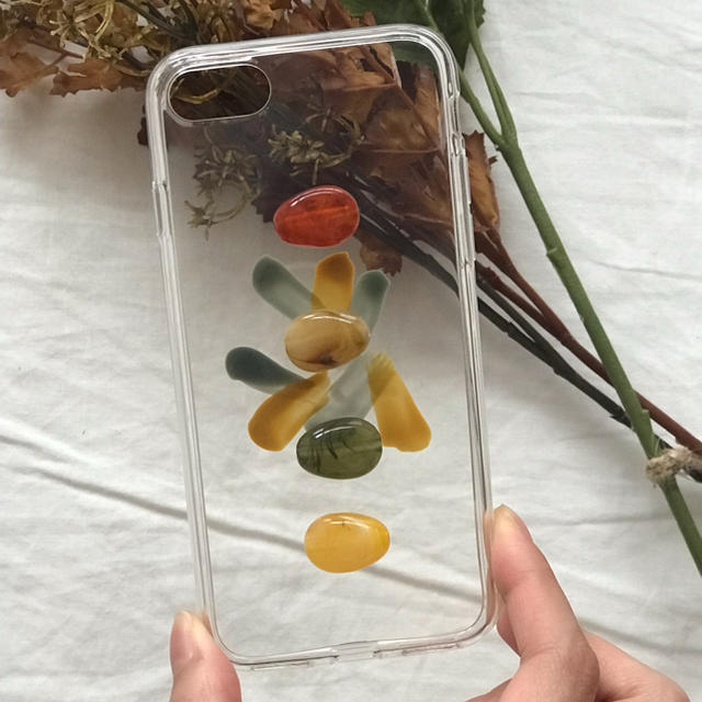 Kastane - marble retro iPhone case handmadeの通販 by Natary'.. shop｜カスタネならラクマ