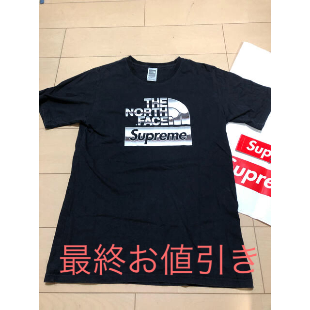 メンズsupreme northface Tシャツ