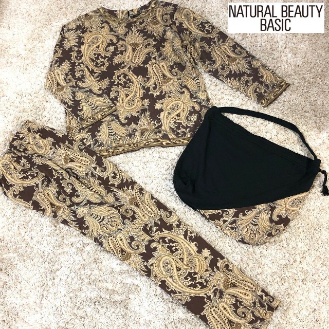 NATURAL BEAUTY BASIC(ナチュラルビューティーベーシック)の【NATURALBASIC】ナチュラルベーシック（L）ルームウェア ペイズリー柄 レディースのルームウェア/パジャマ(ルームウェア)の商品写真