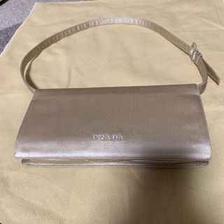 プラダ(PRADA)のPRADA サテンショルダーバッグ(ショルダーバッグ)