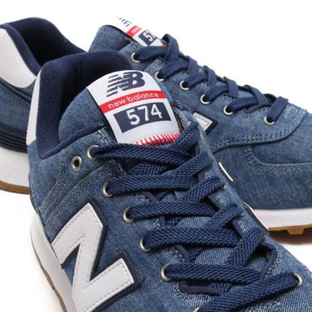 New Balance - 25㎝★激レア～(^^♪★デニム★ニューバランスML574YLEの通販 by yunana プロフ必読 ｜ニュー