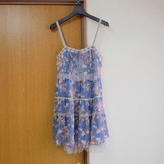 アクシーズファム(axes femme)のaxes♡花柄チュニック(ミニワンピース)